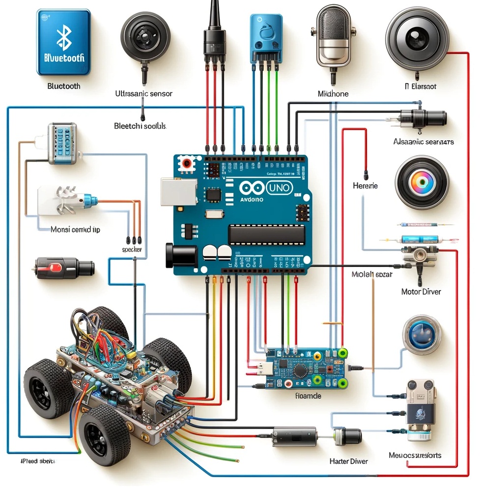 Line Follower Robot controlled by a smartphone using MIT App Inventor