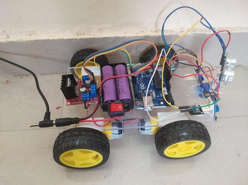 Line follower robot prototype model